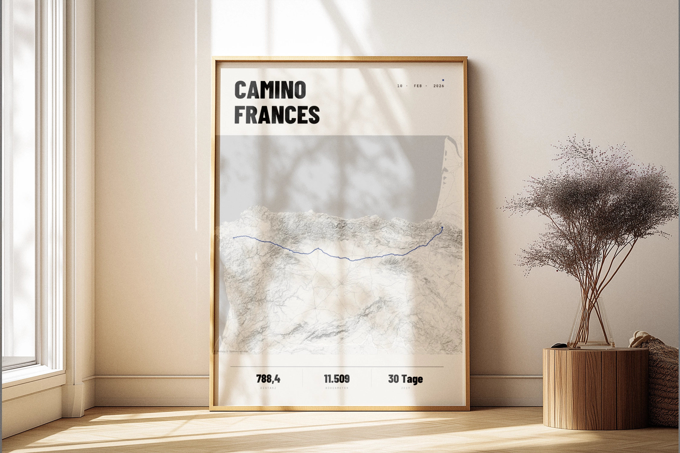 Wanderposter Wandbild
